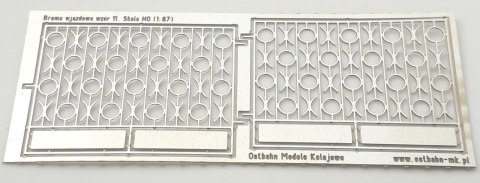 Brama wjazdowa wzór 11 H0