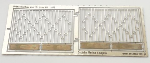 Brama wjazdowa wzór 15 H0