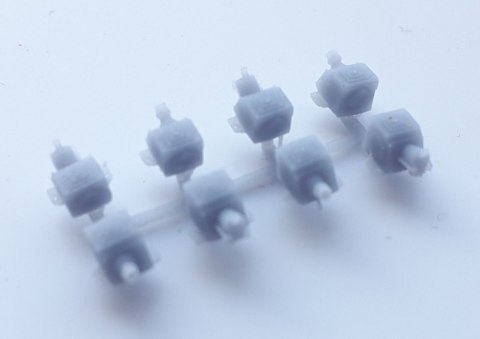 Gniazda ogrzewania składu (druk 3D) 8 sztuk