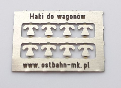 Haki do wagonów 8 sztuk