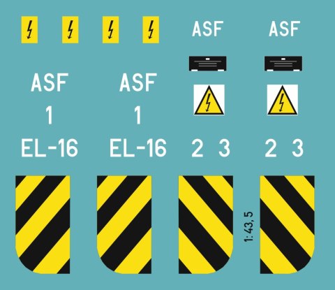 Kalkomania ASF 1:43,5