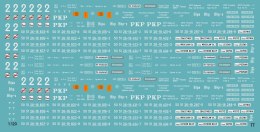 Kalkomania Bipa / Bhp / Bhp-x PKP 2 - 4 członowa TT