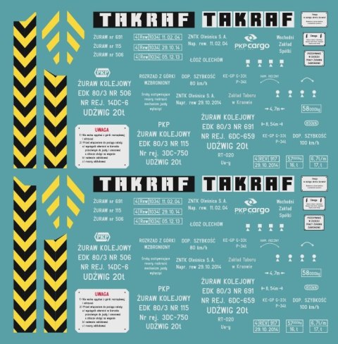 Kalkomania EDK80 PKP