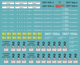 Kalkomania EN57-1500 TT