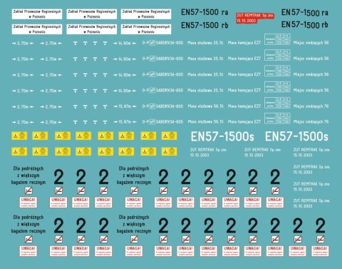 Kalkomania EN57-1500