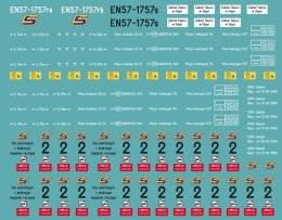 Kalkomania EN57-1757 SKM