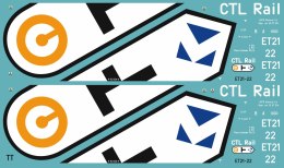 Kalkomania ET21-22 CTL (stare malowanie) TT