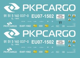 Kalkomania EU07-1502 PKP Cargo TT