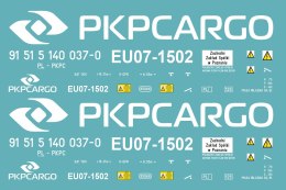 Kalkomania EU07-1502 PKP Cargo