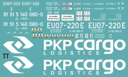 Kalkomania EU07-220 PKP Cargo TT