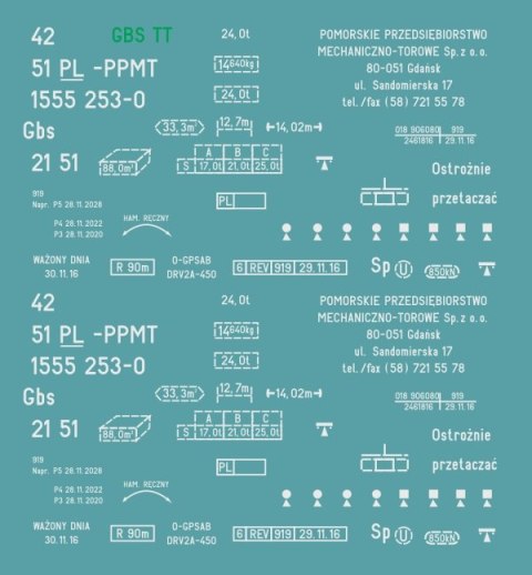 Kalkomania Gbs PPMT TT