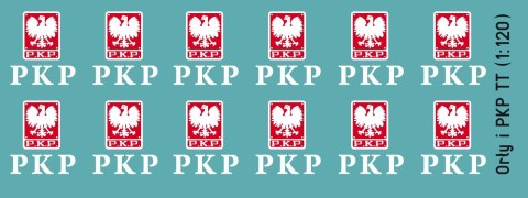 Kalkomania Orły i PKP TT