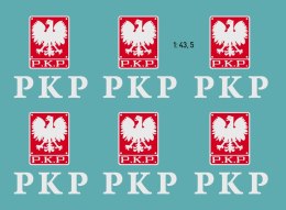 Kalkomania PKP i Orły PKP 1:43,5