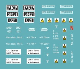 Kalkomania SM31-021 N