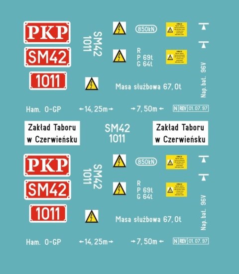Kalkomania SM42-1011