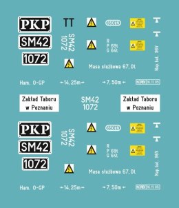 Kalkomania SM42-1072 TT