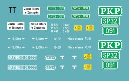 Kalkomania SP32-091 TT