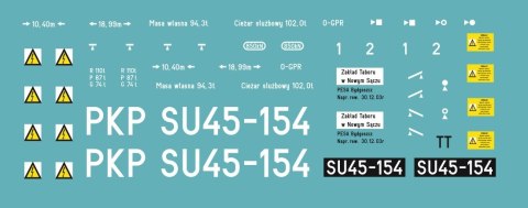 Kalkomania SU45-154 TT