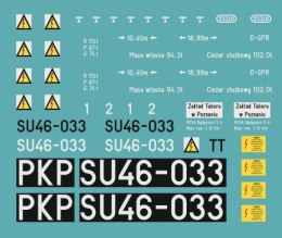 Kalkomania SU46-033 Zakład Taboru Poznań TT