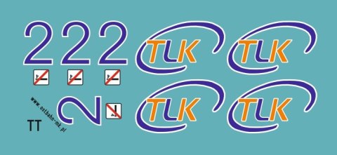 Kalkomania logo i 2 klasa TLK TT