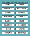 Kalkomania tablice relacyjne EN57 mix 2