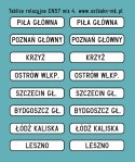 Kalkomania tablice relacyjne EN57 mix 4