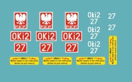 Kalkomania tabliczki Oki2-27