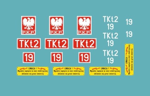 Kalkomania tabliczki Tkt2-19