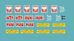 Kalkomania tabliczki Tp4 TT