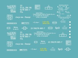 Kalkomania wagon szutrówka Flls ZRK