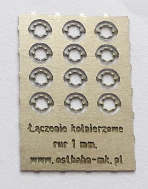 Łączenie kołnierzowe rur średnicy 1,0 mm