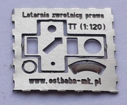 Latarnia zwrotnicowa prawa TT