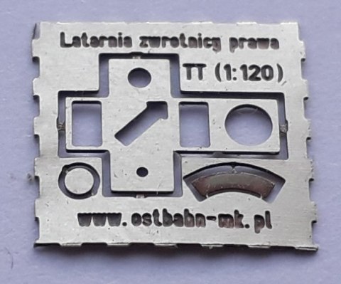 Latarnia zwrotnicowa prawa TT