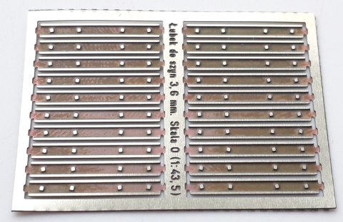 Łubek do szyn 3,6 mm 1:43,5