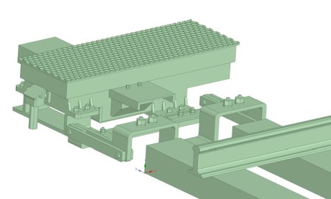 Napęd rozjazdu JEA29 (druk 3D) prawy