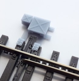 Napęd rozjazdu mechaniczny (druk 3D) prawy