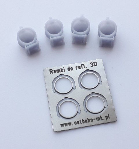 Reflektory z podstawką i wspornikami