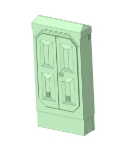 Szafa przytorowa H0 (Druk 3D) wersja 2