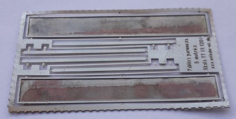 Tablica peronowa szerokości 5,0 m TT