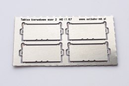 Tablice kierunkowe wzór 2