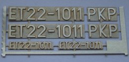 Tabliczki ET22