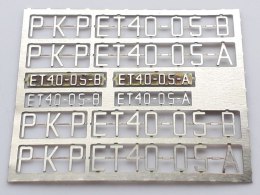 Tabliczki ET40