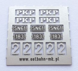 Tabliczki SN61 różne numery
