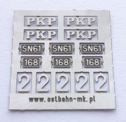 Tabliczki SN61 różne numery