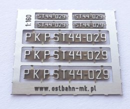 Tabliczki ST44 w skali N
