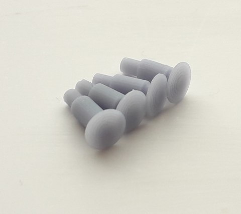 Zderzaki okrągłe 500 mm (druk 3D) TT