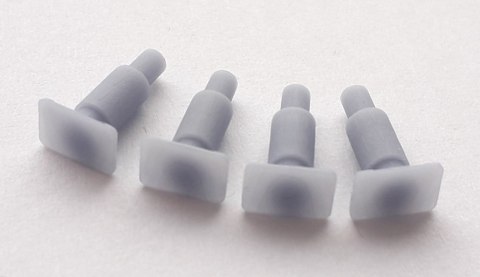 Zderzaki prostokątne 450 mm (druk 3D)