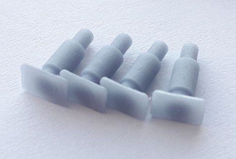 Zderzaki prostokątne 500 mm (druk 3D)