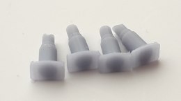 Zderzaki prostokątne 500 mm zaokrąglona tarcza z góry (druk 3D) TT