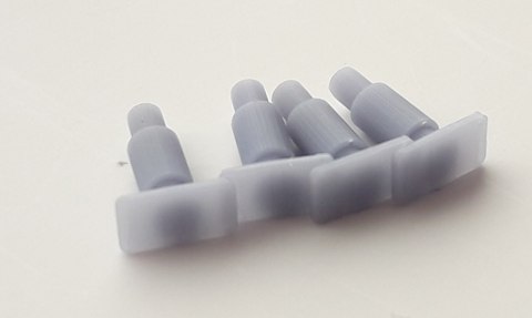 Zderzaki prostokątne 600 mm (druk 3D) TT